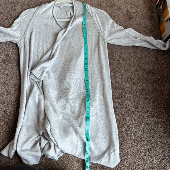 Lululemon Express Yourself Wrap Cardigan Size 4 balletcore dance oversized gray - Picture 8 of 8